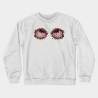 Red eye 2 looking up Crewneck Sweatshirt